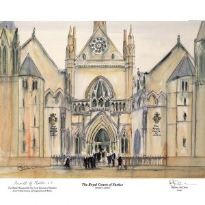 Royal Courts of Justice - Limited Edition Print